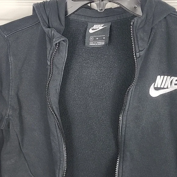 Nike Jacket Unisex Size M. Black zip up hoodie - Picture 11 of 11